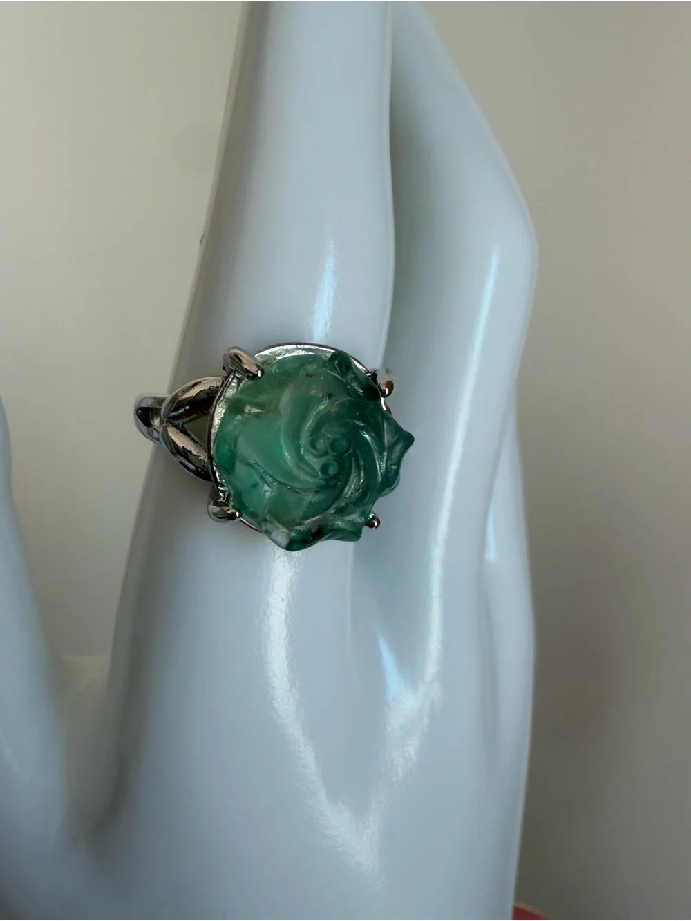 Green Flourite Ring